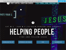 Tablet Screenshot of firstcapitalchristian.org